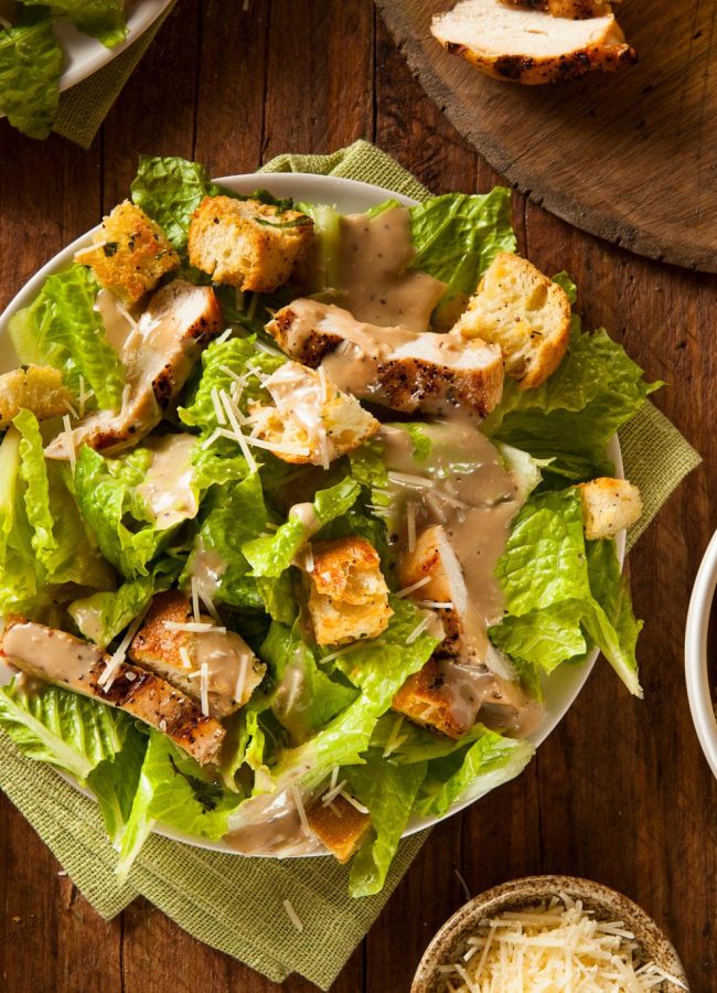 healthy chicken caesar salad healthy chicken caesar salad